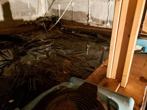 Crawlspace Water Cleanup in Sedona